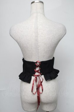 画像2: metamorphose / フリルコルセット  黒 S-25-08-21-001-ME-TO-AS-ZT503