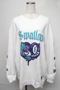 HYPER CORE / Swallowスウェット  白 S-25-08-21-002-PU-TO-HR-ZS