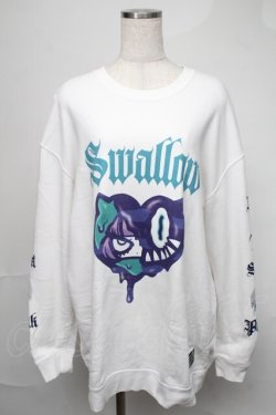 画像1: HYPER CORE / Swallowスウェット  白 S-25-08-21-002-PU-TO-HR-ZT503