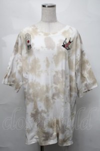 PUNK / タイダイTシャツ  オフ S-25-08-21-012-PU-TO-AS-ZS