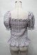画像2: Candy Stripper / VOLUME SLEEVE SHIRRINGトップス 2 ラベンダー S-25-08-21-017-PU-TO-SZ-ZT504 (2)