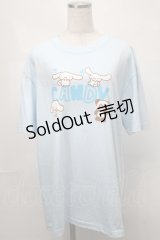 Candy Stripper / CINNAMOROLL WITH PEPE TEE  サックス S-25-08-21-019-PU-TO-AS-ZS