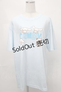 Candy Stripper / CINNAMOROLL WITH PEPE TEE  サックス S-25-08-21-019-PU-TO-AS-ZS