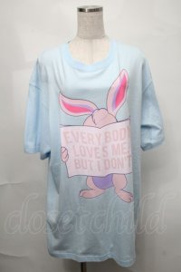 MILKBOY / HATE BUNNY　TEE L サックス S-25-08-21-020-MB-TS-AS-ZS