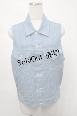 画像1: PINK HOUSE / デニムベスト  ブルー S-25-08-21-022-LO-TO-AS-ZT504