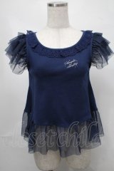 Angelic Pretty / Sugar Dream Dollカットソー  紺 S-25-08-21-025-AP-TO-HR-ZS
