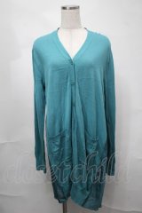 HYSTERIC GLAMOUR / プリントロングカーディガン  ブルー S-25-08-21-030-PU-TO-HR-ZS