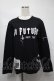 画像1: no future / プリント長袖プルオーバー  黒 S-25-08-21-033-PU-TS-HR-ZS (1)
