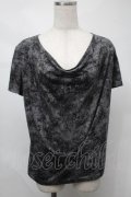 PUNK / ドレープトップス  グレー S-25-08-21-034-PU-TO-AS-ZS