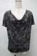 画像1: PUNK / ドレープトップス  グレー S-25-08-21-034-PU-TO-AS-ZS (1)
