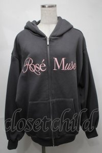 Rose Muse / ロゴパーカー  グレー S-25-08-21-035-LO-TO-AS-ZS