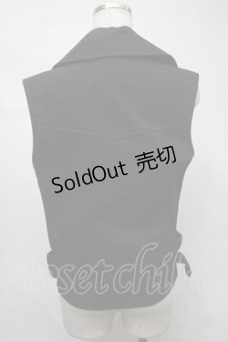画像2: SEXY DYNAMITE LONDON (CHOICE) / ライダースベスト  黒 S-25-08-21-036-PU-TO-SZ-ZS