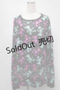 Drug Honey / スケルトンテディカットソー  黒 S-25-08-21-038-PU-TO-AS-ZT504