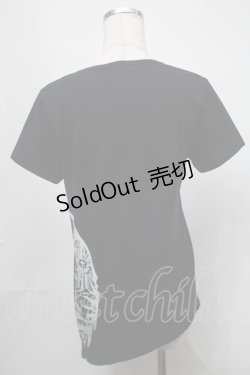 画像2: BPN / プリントアシメタンクトップ  黒 S-25-08-21-040-GO-TO-HR-ZT504