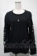 画像1: no future / プリント長袖プルオーバー  黒 S-25-08-21-041-PU-TS-HR-ZS (1)