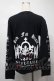 画像2: no future / プリント長袖プルオーバー  黒 S-25-08-21-041-PU-TS-HR-ZS (2)