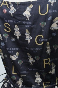 画像3: Jane Marple / The nursery Aliceギャザードレス  紺 S-25-08-22-1037-JM-OP-AS-ZS