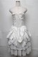 画像1: ATELIER PIERROT / バッスルコルセットドレス  白 S-25-08-22-1048-EL-SK-HR-ZS (1)
