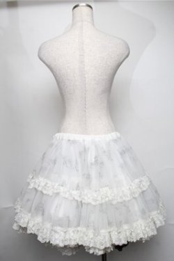 画像2: FRILL / ボリュームパニエスカート  白 S-25-08-22-1050-HN-SK-SZ-ZS