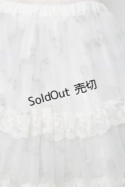 画像3: FRILL / ボリュームパニエスカート  白 S-25-08-22-1050-HN-SK-SZ-ZS