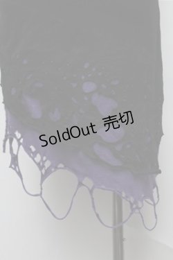 画像3: CIVARIZE / Poisonous クラッシュ加工フェイクレイヤードタンクトップ 44 黒ｘ紫 S-25-08-22-1011-GO-TO-AS-ZS
