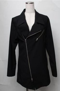 画像1: CIVARIZE / Inveterate ライダーステーラードジャケット 44 黒 S-25-08-22-1012-GO-JA-AS-ZS