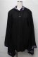 画像1: NieR Clothing / フード付き着物袖風シャツ  黒ｘ紫 S-25-08-22-1013-PU-BL-HR-ZS (1)