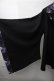画像3: NieR Clothing / フード付き着物袖風シャツ  黒ｘ紫 S-25-08-22-1013-PU-BL-HR-ZS (3)