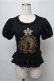 画像1: BABY,THE STARS SHINE BRIGHT / マリー・アントワネットTシャツ  黒 S-25-08-22-1016-BA-OP-HR-ZS (1)