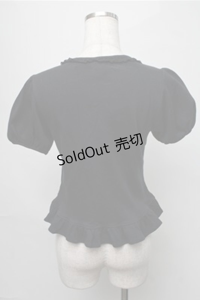 画像2: BABY,THE STARS SHINE BRIGHT / マリー・アントワネットTシャツ  黒 S-25-08-22-1016-BA-OP-HR-ZT499 (2)