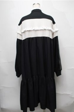 画像2: HEIHEI / ジャージワンピース  黒 S-25-08-22-1018-PU-OP-AS-ZS