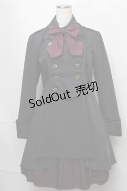 画像1: ATELIER BOZ / ディーンジャケットワンピース  黒 S-25-08-22-1022-EL-OP-HR-ZS