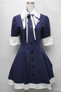 ATELIER BOZ //キャロルワンピースネオ  ブルー S-25-08-22-1023-EL-OP-AS-ZS