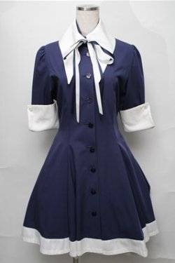 画像1: ATELIER BOZ //キャロルワンピースネオ  ブルー S-25-08-22-1023-EL-OP-AS-ZS