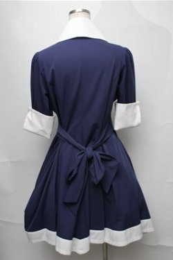 画像2: ATELIER BOZ //キャロルワンピースネオ  ブルー S-25-08-22-1023-EL-OP-AS-ZS