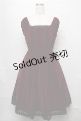 ATELIER PIERROT / Shadowy Soiree Dress  ワイン S-25-08-22-1026-EL-OP-SZ-ZS