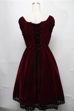画像2: ATELIER PIERROT / Shadowy Soiree Dress  ワイン S-25-08-22-1026-EL-OP-SZ-ZS