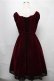 画像2: ATELIER PIERROT / Shadowy Soiree Dress  ワイン S-25-08-22-1026-EL-OP-SZ-ZS (2)