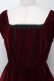 画像3: ATELIER PIERROT / Shadowy Soiree Dress  ワイン S-25-08-22-1026-EL-OP-SZ-ZS (3)