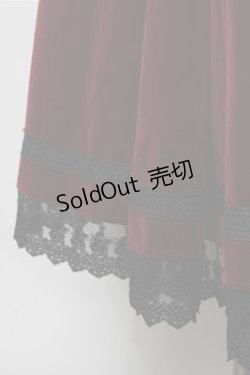 画像4: ATELIER PIERROT / Shadowy Soiree Dress  ワイン S-25-08-22-1026-EL-OP-SZ-ZS