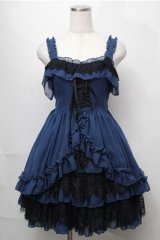 Vallee lys / Magical Fairylandジャンパースカート  ネイビー S-25-08-22-1029-GO-OP-SZ-ZS
