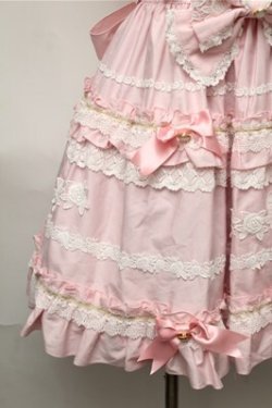 画像4: BABY,THE STARS SHINE BRIGHT / Rose Lace Rococoジャンパースカート  ピンク S-25-08-25-039-BA-OP-AS-ZS
