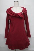 axes femme / カットワンピース  赤 S-25-08-25-045-AX-OP-AS-ZS