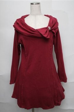 画像1: axes femme / カットワンピース  赤 S-25-08-25-045-AX-OP-AS-ZS
