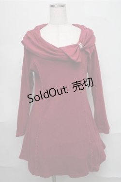 画像1: axes femme / カットワンピース  赤 S-25-08-25-045-AX-OP-AS-ZS