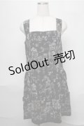 Jane Marple Dans Le Salon / 刺繍ワンピース  黒 S-25-08-25-051-JM-OP-AS-ZS