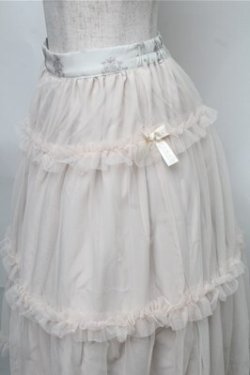 画像4: m petit by misako / MSKハナガラリバーシブルボリュームスカート S オフ S-25-08-25-053-LO-SK-AS-ZS