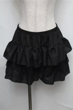 画像1: m petit by misako / ペチパンツ  黒 S-25-08-25-059-LO-PA-AS-ZS