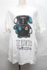 NieR Clothing / プリントTシャツ  白 S-25-08-25-009-PU-TO-HR-ZT354