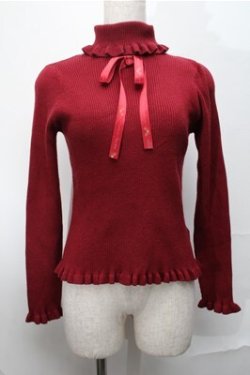 画像1: m petit by misako / サンリオコラボプルオーバー S 赤 S-25-08-25-014-LO-TO-AS-ZS